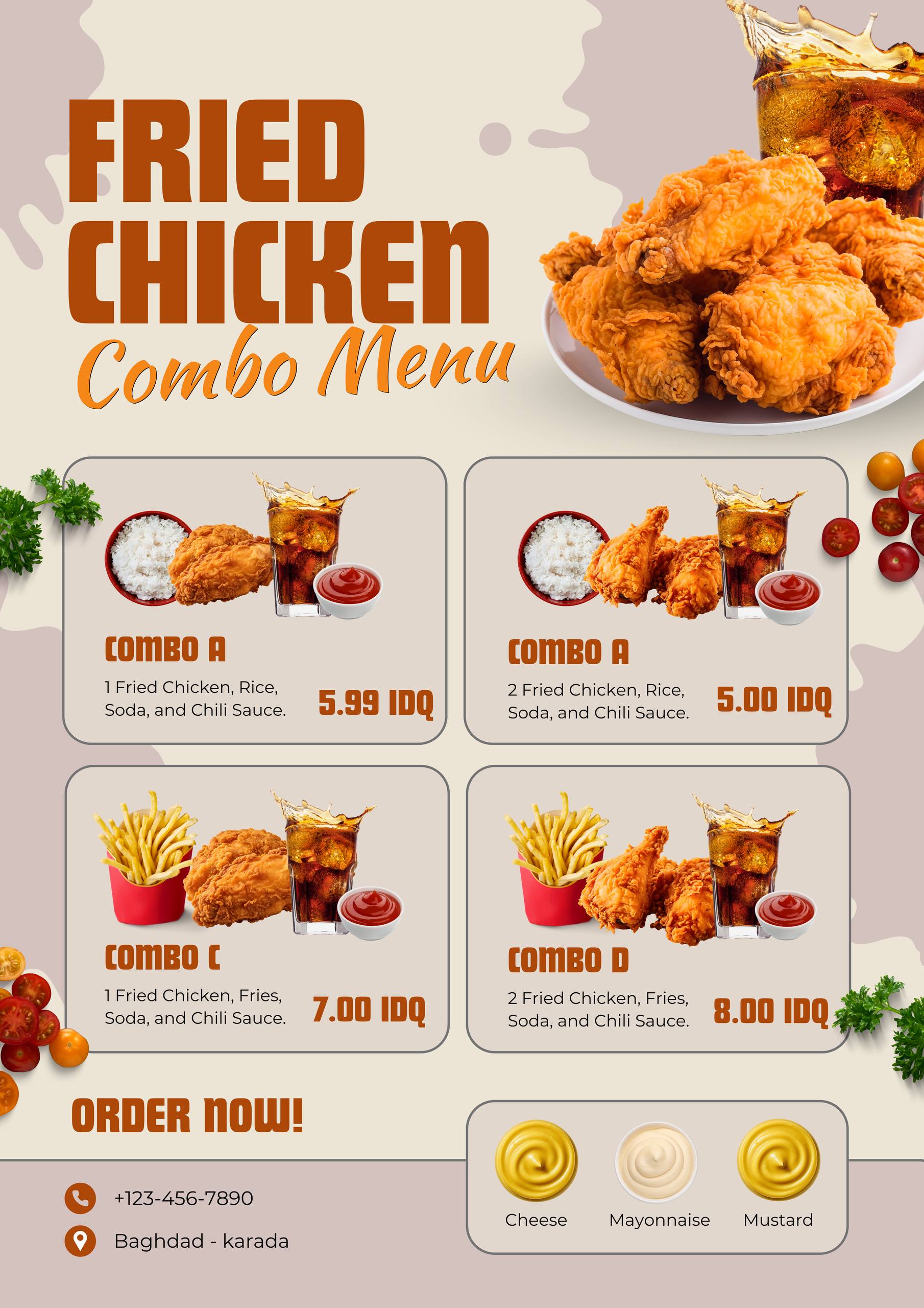 Restaurant Menu 1